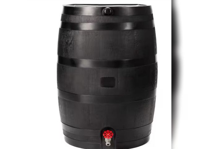Lot 96-166903 - RTS Home Accents
50 Gal. Rain Barrel Black Colour with Plastic Spigot

New