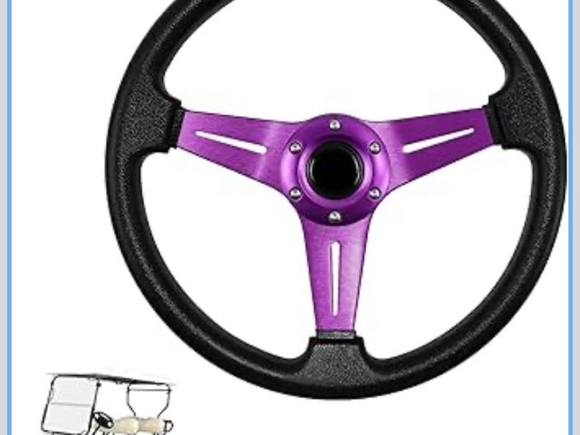 Lot 96-191175 - LOSCHEN Golf Cart Steering Wheel Universal Design for Club Car Ds and Precedent EZGO RXV &amp; TXT, ...