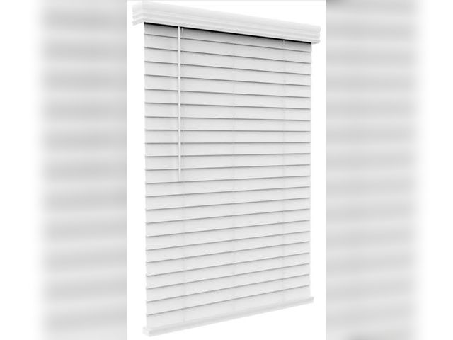 Lot 96-173550 - ARLO BLINDS Faux Wood Blinds with Crown Valance 36.5X54
New