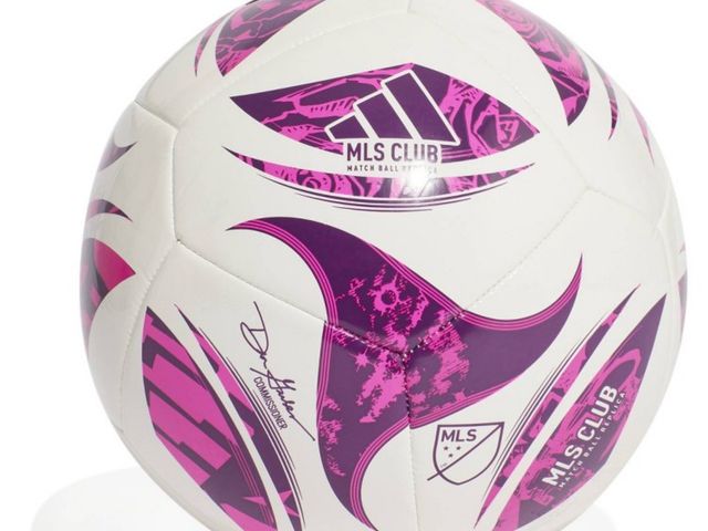 Lot 96-165849 - Adidas MLS Size 3 Club Sports Soccer Ball - Berry Purple

New