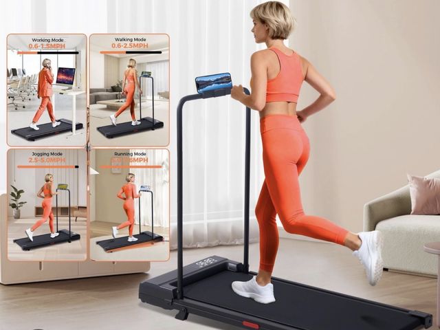 Lot 96-209623 - Walking Pad Treadmill with Incline, 2026 Upgrade Portable Under Desk Treadmill for Home Small with H...