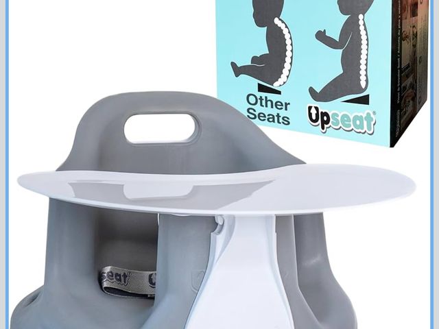 Lot 96-181103 - Upseat – The Original Ergonomic Baby Floor &amp; Booster Seat with Tray, Developed with Physical The...