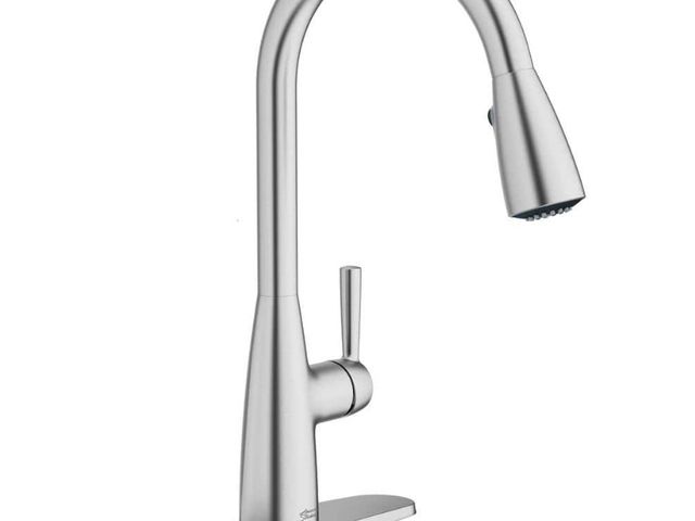 Lot 96-182447 - Glacier Bay McKenna Series Single Handle Pull Down Kitchen Faucet 
unused open box 
MSRP $109.00
