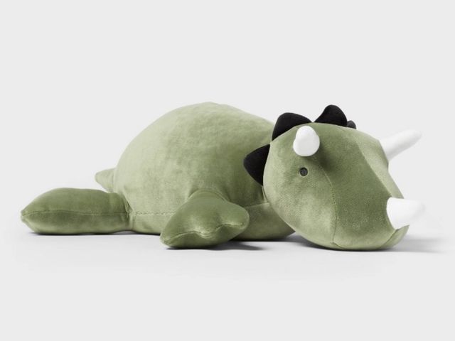 Lot 96-157403 - Dinosaur Weighted Plush Kids' Throw
Pillow Green - Pillowfort™ New