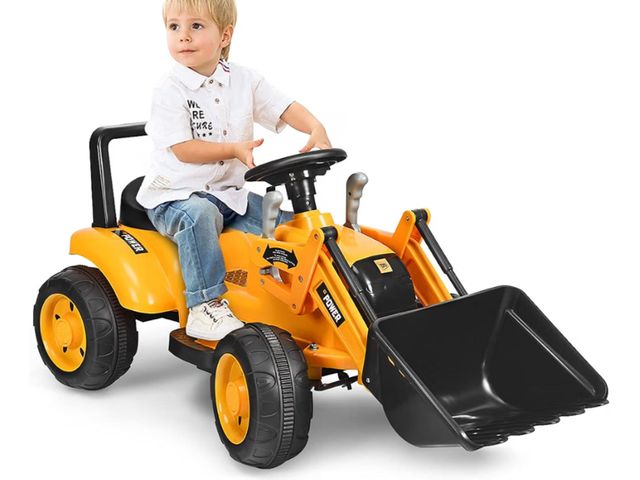 Lot 96-227337 - Giantex
FFlyer Kids Ride on Excavator, 6V Battery-Powered Loader Digger w/Controllable Digging Bucke...