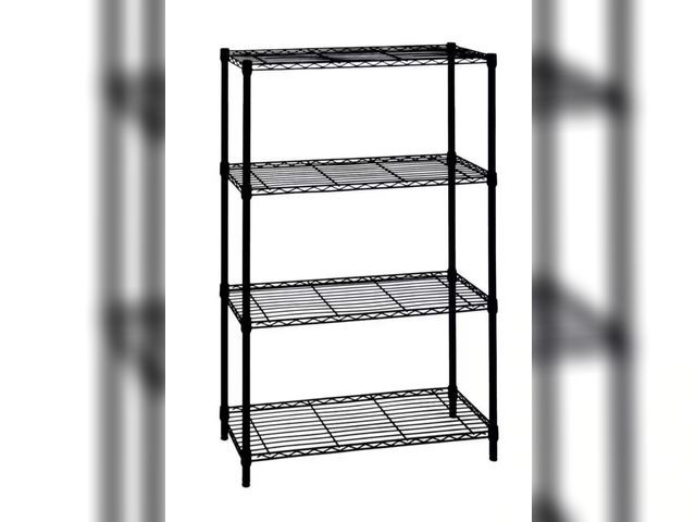 Lot 96-179680 - HDX 4-Tier Steel Wire Shelving Unit in Black (36 in. W x 54 in. H x 14 in. D) New