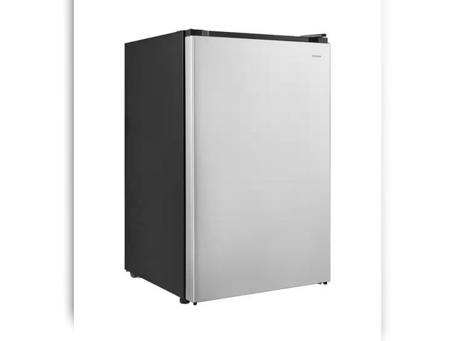 Lot 96-171899 - Vissani 4.3 cu. ft. Mini Refrigerator in Stainless Steel, ENERGY STAR MSRP $229 Unused, untested
