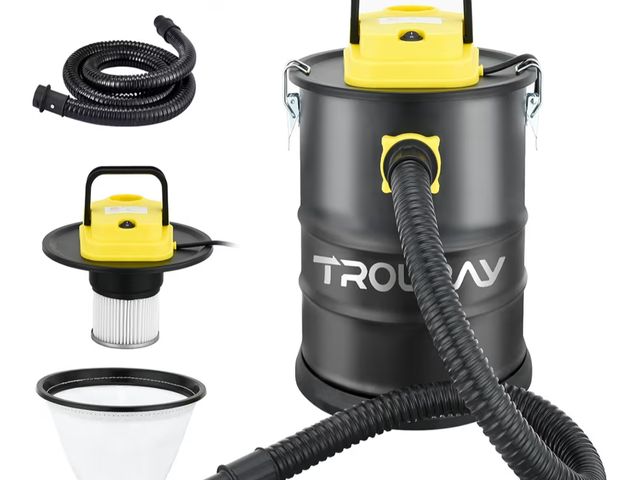 Lot 96-180273 - Trouray
Ash Vacuum Cleaner,2.6 Gallon Heat-Resistant Lightweight Canister Vac Cleaners with 800W Pow...