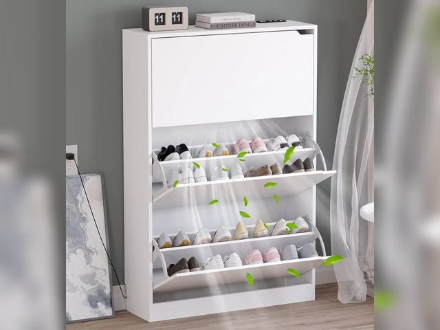 JDCBidding.com - Lot 96-212375 - Shoe Cabinet with Odor Control and ...