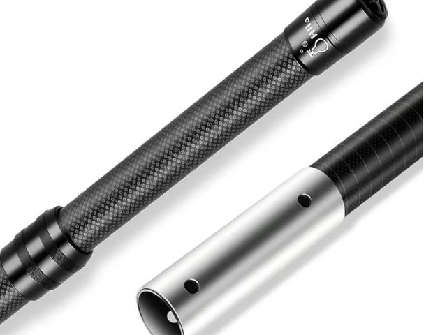 Lot 96-179106 - NEW Pool Pole Carbon Fiber, Premium15FT Pool Pole telescopic 4.6 to 15 FT, Adjustable 4 Piece Extend...