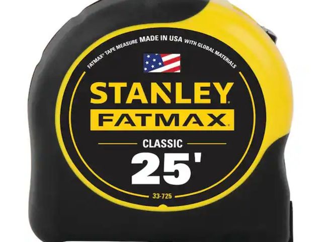 Lot 96-163083 - Stanley
25 ft. FATMAX Tape Measure
New