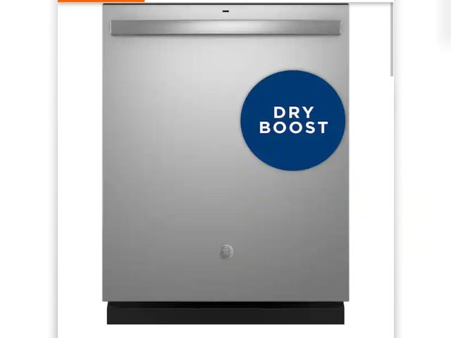Lot 96-226260 - GE 24 in. Depth Built-In Tall Tub Top Control Stainless Steel Dishwasher w/Sanitize, Dry Boost no bo...