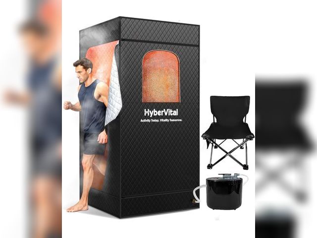 Lot 96-176094 - Sauna Box, Portable Sauna for Home, Large Sauna Tent with 3.0L Steamer for Full Body SPA, Easy Assem...