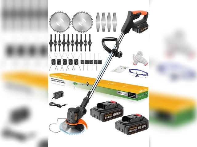 Lot 96-164480 - Iter Descriptions
Electric Weed Wacker Cordless Eater Battery Powered, 21V Weed Trimmer with 2 Batte...