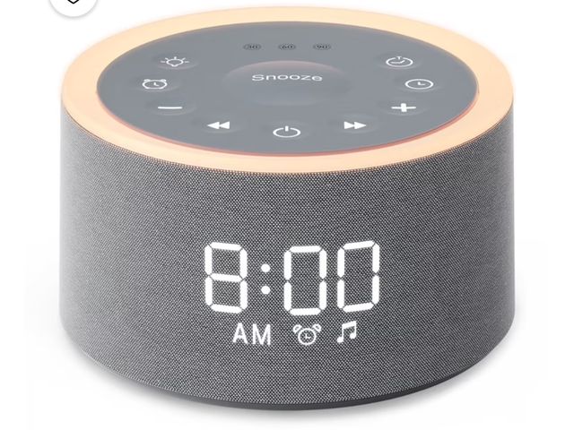 Lot 96-232819 - Dreamegg Sound Machine with Night Light and 29 Soothing Sounds for Baby and Adults, White Noise New