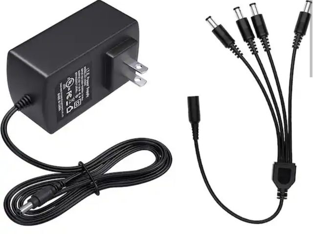 Lot 96-227799 - ZOSI

Power Supply Adapter and 4- Way Power Splitter Cable for Security Camera/DVR AC100- 240-Volt t...