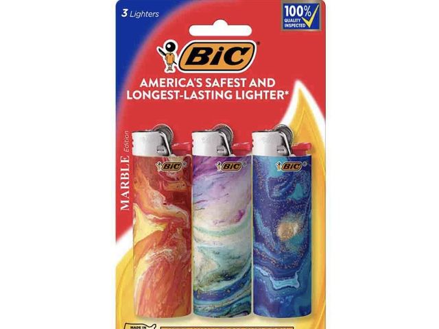 Lot 96-206371 - BIC Special Edition Marble Series Lighters, Pocket Style, Assorted Colors, 3ct
Colors May Vary By Pa...