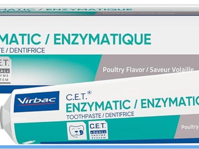 Lot 96-190903 - Virbac C.E.T. Enzymatic Toothpaste, Eliminates Bad Breath by Removing Plaque &amp; Tartar Buildup, B...