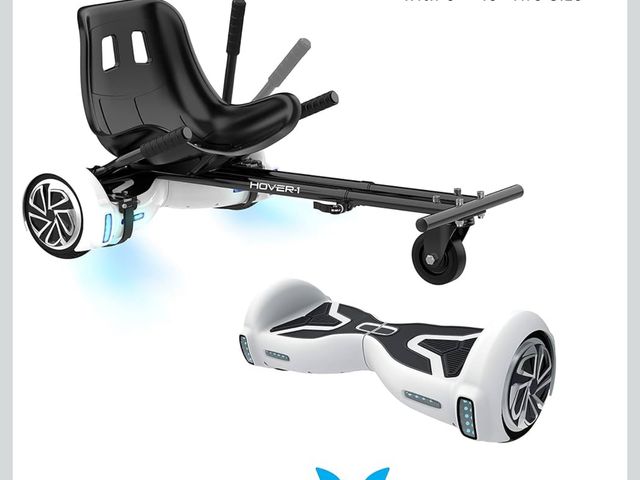 Lot 96-212207 - Hover-1 Buggy Hoverboard Attachment - Compatible with Most 6.5" &amp; 8" Electric Hoverboards, Hand-...