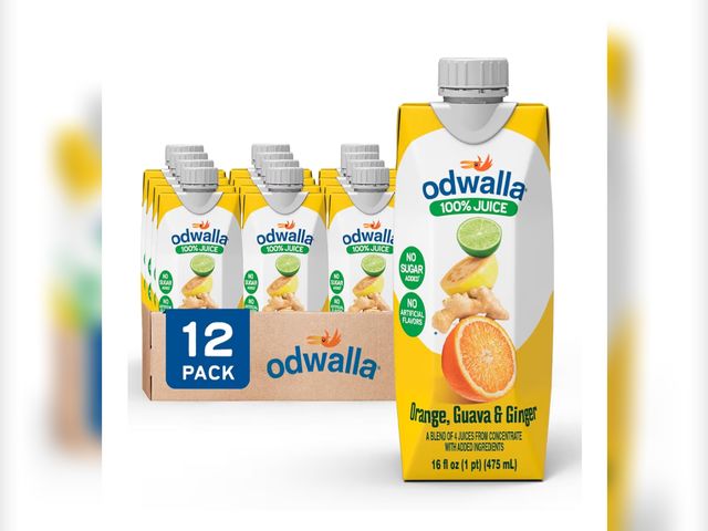 Lot 96-200885 - Odwalla Orange, Guava, Ginger Juice – Natural Ingredients, No Added Sugar, No Artificial Flavors or ...