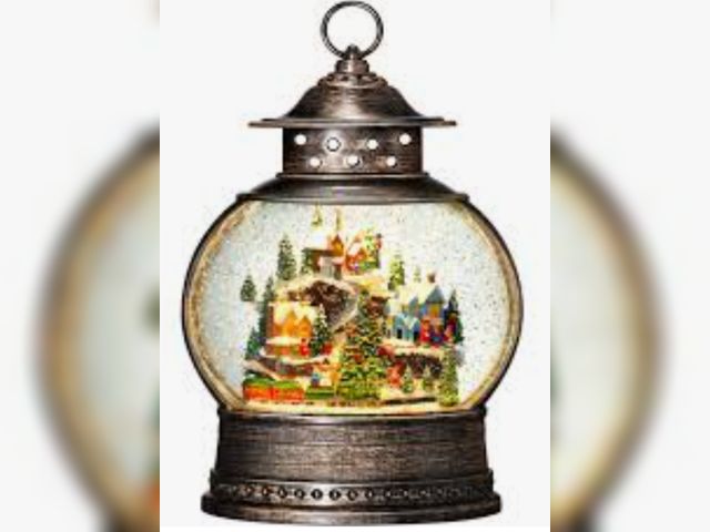 Lot 96-190979 - Christmas Snow Globe Lantern 
New