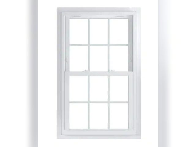 Lot 96-165761 - American Craftsman
29.75 in. x 48.75 in. 70 Series White Double Hung Low-E Argon Glass Vinyl Fin wit...