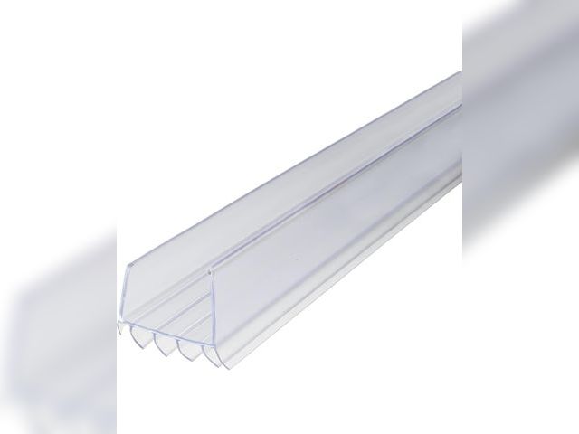 Lot 96-190618 - M-D Building Products Vinyl Cinch U-Shape Door Bottom Seal, Slide-On Weatherstripping Draft Stopper,...