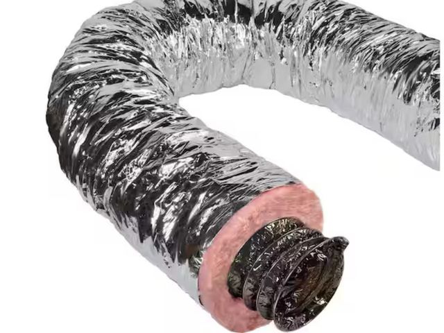 Lot 96-165703 - Master Flow
8 in. x 25 ft. Insulated Flexible Duct R8 Silver Jacket

New
