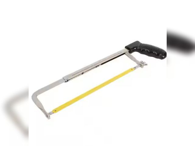 Lot 96-162815 - Anvil
10 in. Hack Saw with Plastic Handle

Used , missing piece .