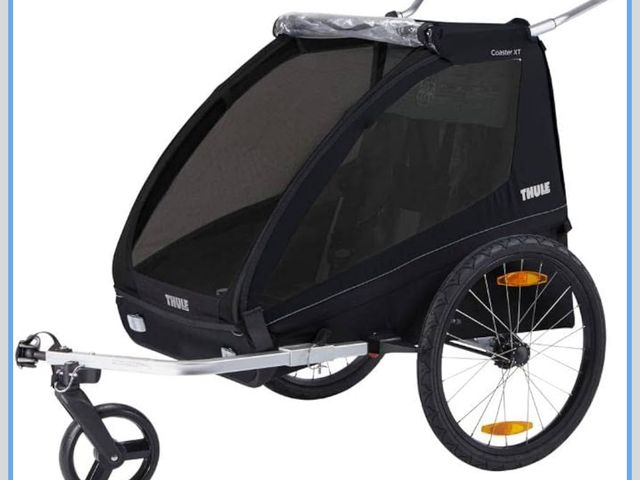 Lot 96-175468 - Thule Coaster XT 2-Seat Bicycle Trailer &amp; Stroller MSRP $399.99 New