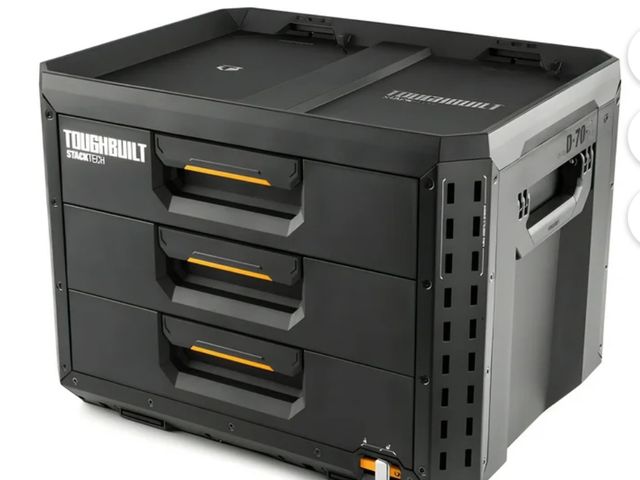Lot 96-192634 - ToughBuilt StackTech 3-Drawer Tool Box, Durable Plastic Storage Organizer
New 
MSRP $185.00