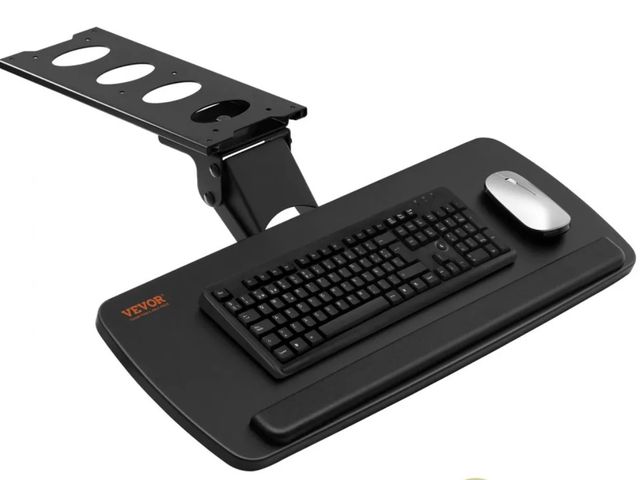 Lot 96-176523 - Appears to be VEVOR Keyboard Tray under Desk Adjustable Height, Height and Angle Adjustable under De...