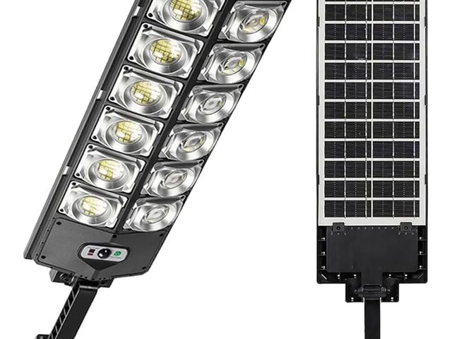 Lot 96-166290 - 80000LM 8500K LED Solar Street Light 800W Commercial Oudoor Lights Outdoor Waterproof Hight Brightne...
