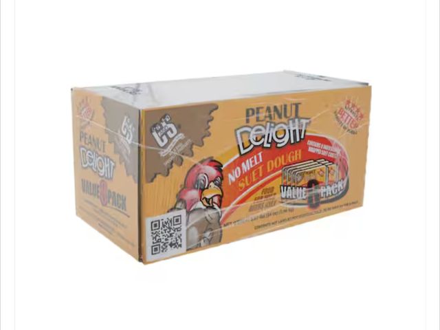 Lot 96-173792 - C and S Products 
Peanut Delight Suet Dough Value 8-Pack New