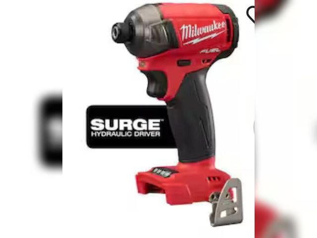 Lot 96-182331 - M18 FUEL SURGE 18V Lithium-Ion Brushless Cordless 1/4 in. Hex Impact Driver (Tool-Only
Used, tested ...