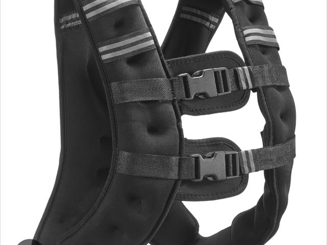 Lot 96-192356 - Weighted Vest, 30 lbs, with Visibility Stripe, Adjustable Strap Fitness Vest for All Genders, Ideal ...