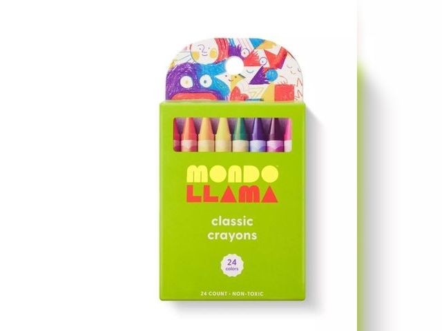 Lot 96-157518 - 6pk of 24ct Crayons Classic Colors - Mondo Llama™: School Supplies for Kids, Low-Odor, Multicolor, A...