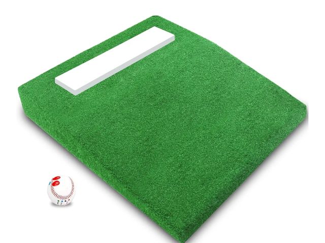 Lot 96-163864 - Pitching Mound, Portable Baseball Pitcher's Mound with Pitching Rubber, Antifade Turf new MSRP $109