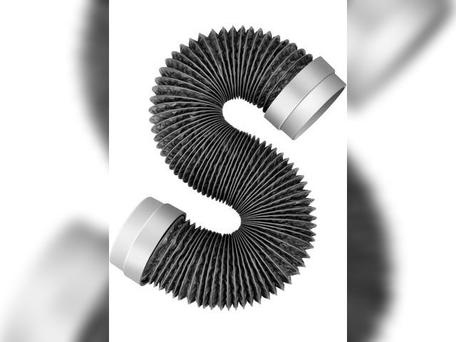 Lot 96-191102 - 8FT Dryer Vent Hose 4 Inch, Flexible Aluminum Dryer Duct with Rubber Seal Connectors, Insulated Drye...