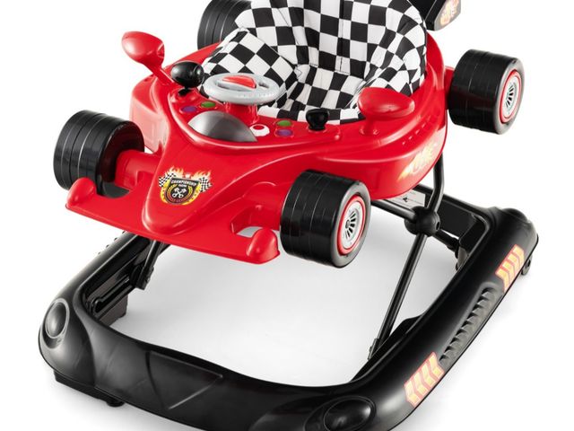 Lot 96-198214 - Costway Baby Walker with Music for 6+ Months Red
Open box 
Appears Unused