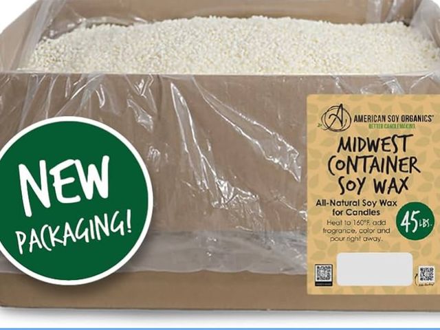 Lot 96-176793 - American Soy Organics 100% Midwest Soy Wax Beads for Candle Making - Natural Candle Making Supplies ...