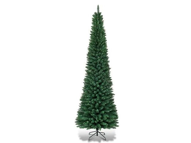 Lot 96-192607 - Costway 8Ft PVC Artificial Pencil Christmas Tree Slim Stand Green
New 
MSRP $100.00