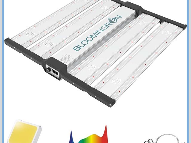 Lot 96-185960 - BLOOMINGREEN Clearance 200W LED Grow Light, 2x2/3x3ft Coverage, Dimmable Full Spectrum Indoor Plant ...