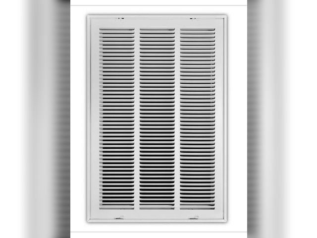 Lot 96-221970 - Everbilt 16 in. x 20 in. Steel Return Air Filter Grille in White New