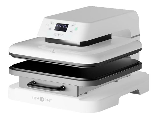 Lot 96-175997 - HTVRONT Auto Heat Press 2 Digit Machine for T Shirts - 15x15 Smart T Shirt Press Machine with Auto R...