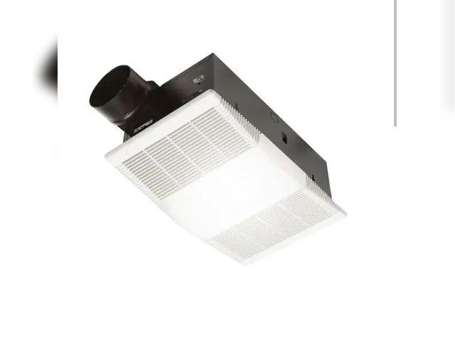 Lot 96-220191 - Broan-NuTone 80 CFM Ceiling Bathroom Exhaust Fan with Light and 1300-Watt Heater New MSRP $139