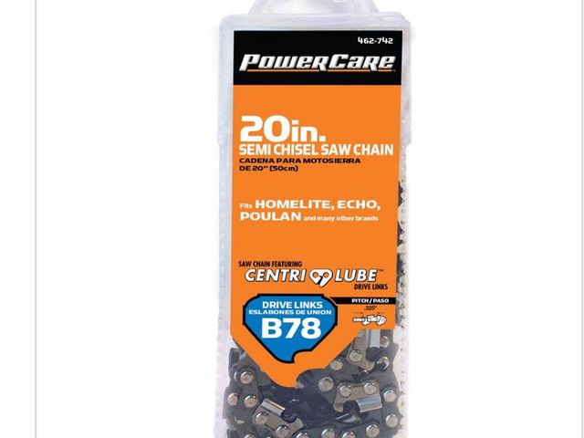 Lot 96-166894 - Powercare 20 in. B78 Semi Chisel Chainsaw Chain 78 Link New