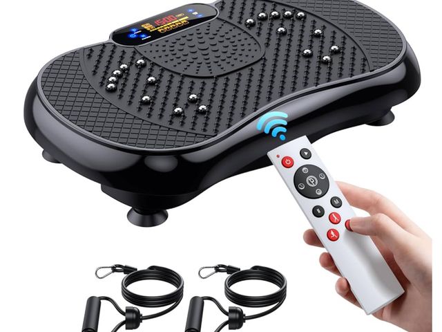 Lot 96-164387 - Vibration Plate Exercise Machine, Lymphatic Drainage Machine for Weight Loss, Full Body Workout Vibr...