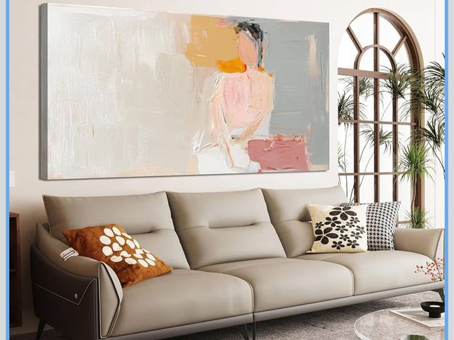 Lot 96-181707 - Abstract Canvas Wall Art Decor Large Wall Art Pictures for Living Room Abstract Canvas Art Wall Deco...