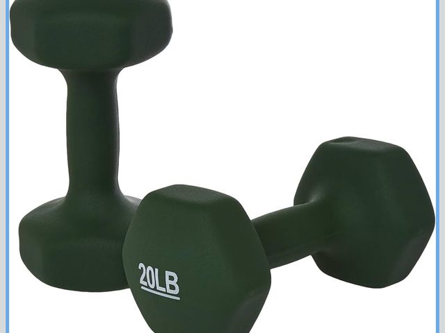 Lot 96-176734 - Amazon Basics Neoprene Dumbbell Hand Weights for Exercise and Muscle Toning Unused